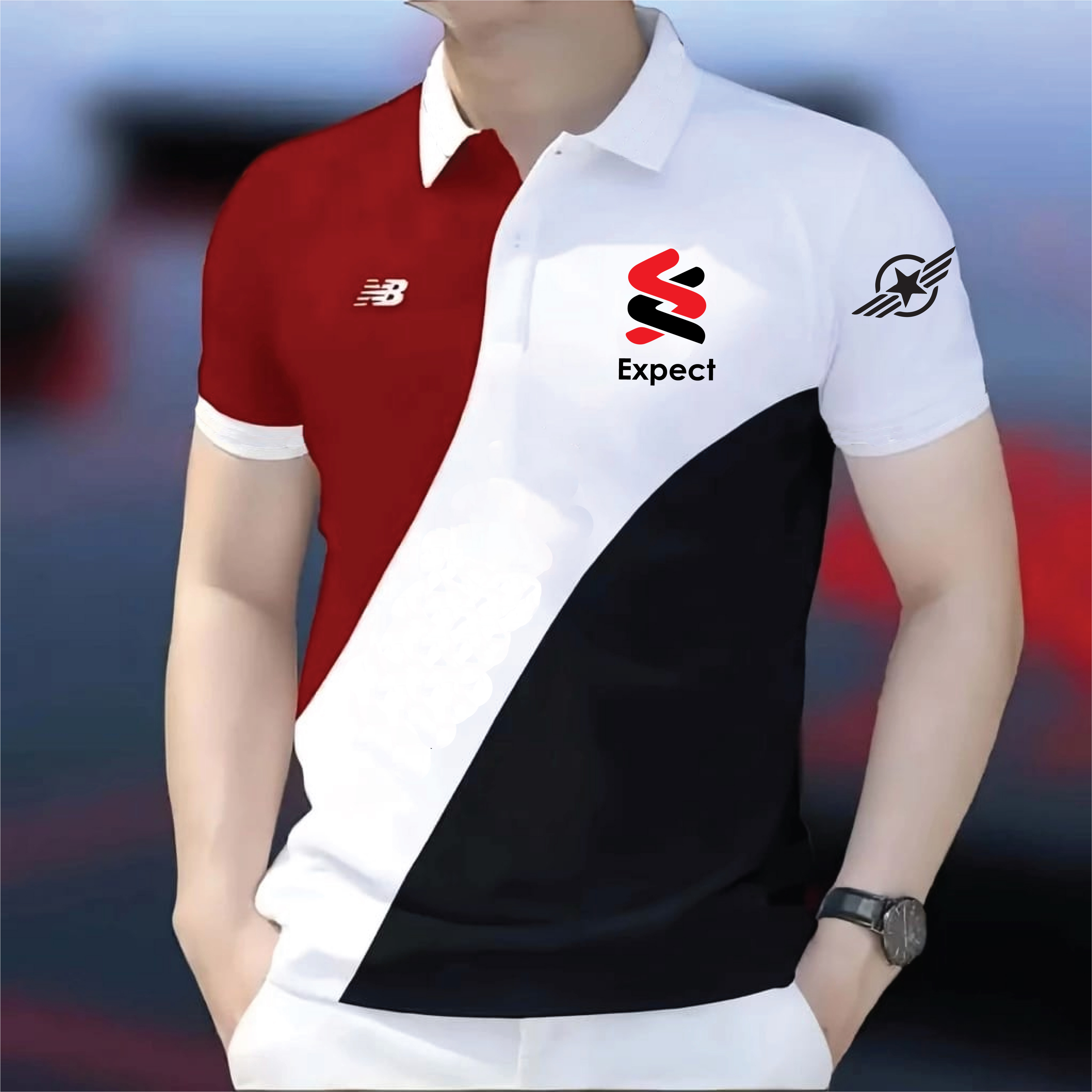 Super Premium PK Cotton Polo Shirt For Men's [Expect Maroon/Black]