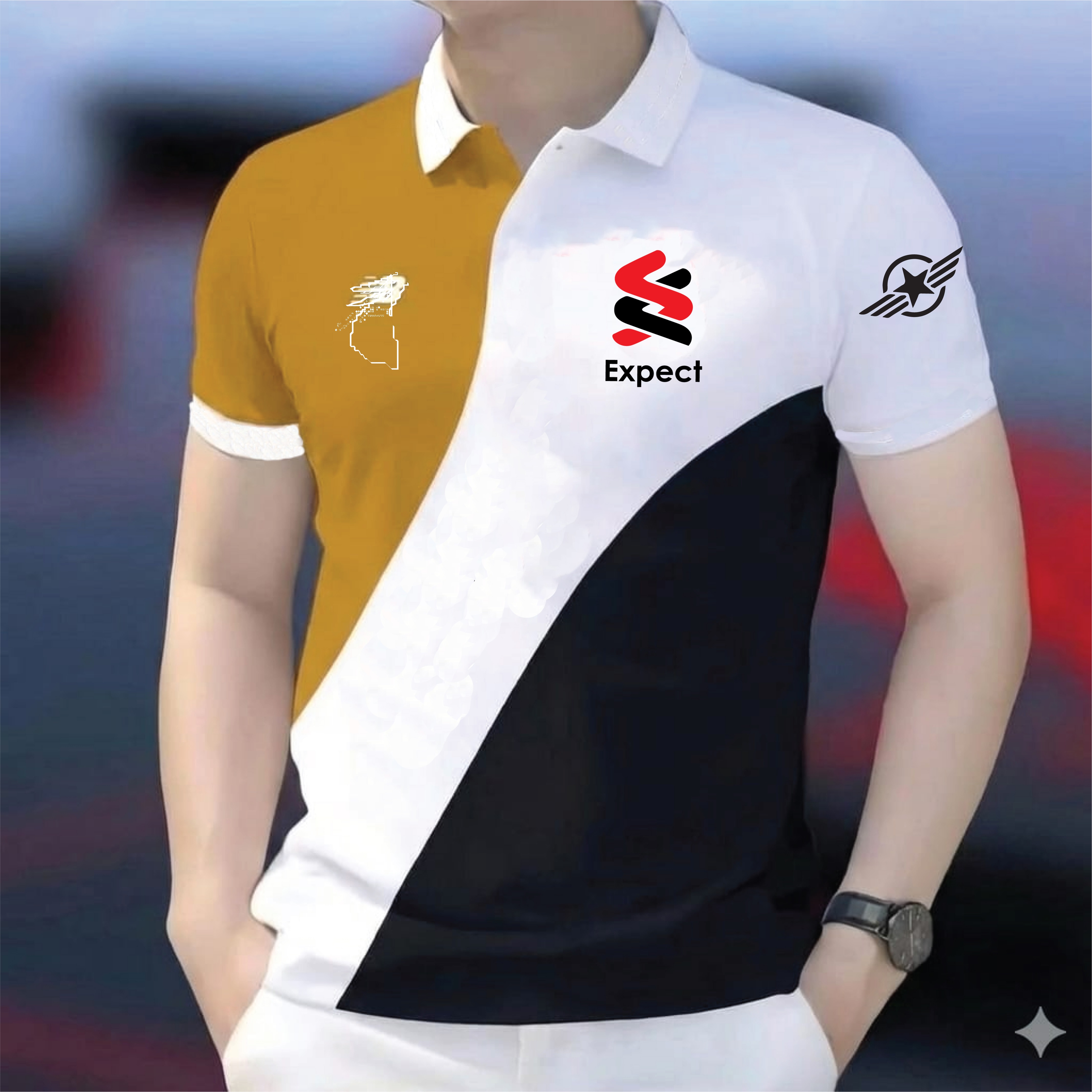 Super Premium PK Cotton Polo Shirt For Men's [Expect Yellow/Black]